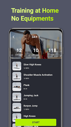 HIIT Workout for Men Lite Screenshot 3