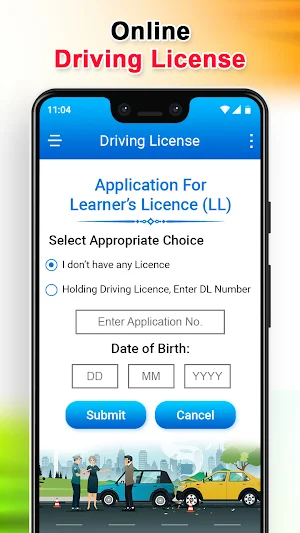 Online Driving Licence Screenshot 2