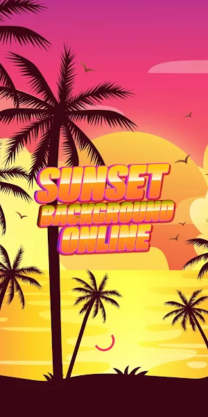sunset background Screenshot 0