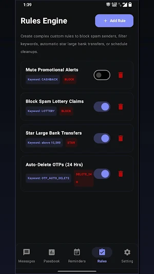 Aura SMS Organizer Screenshot 3