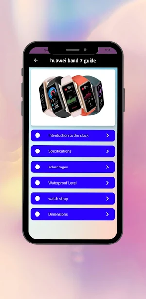 huawei band 7 guide Screenshot 2