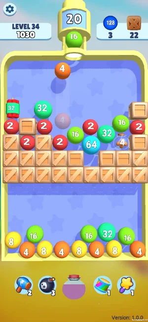 Bubble Buster 2048 Screenshot 0
