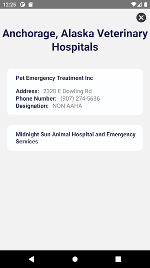 Minson's Vet Guide Screenshot 1