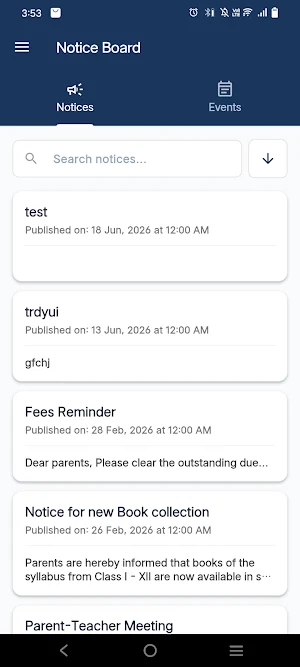 Vision Global Parent App Screenshot 1