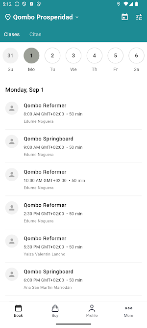 Qombo Pilates Screenshot 1