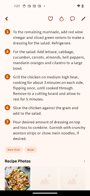 group recipes Screenshot 3