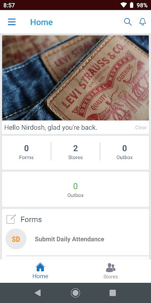 Levi's Data Capture Screenshot 0