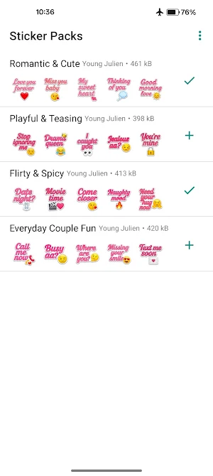 Love U Da Stickers – Couple Screenshot 3