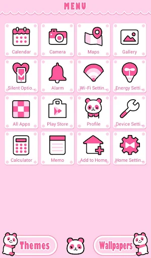 Pink Panda Theme Screenshot 1
