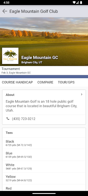 Eagle Mountain Golf Course Screenshot 2