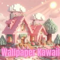 Wallpaper Kawai World Pink