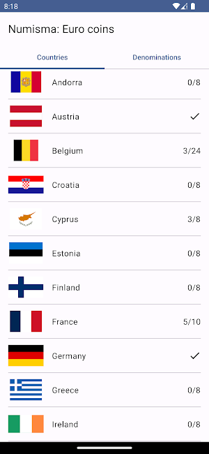 Numisma: Euro coins Screenshot 0