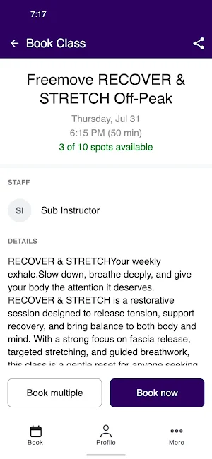 Freemove Pilates Screenshot 2