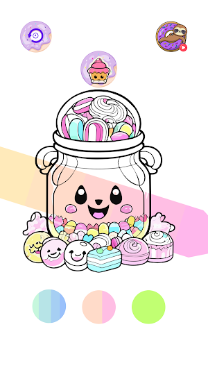 Kawaii Sweet Treat Color ASMR Screenshot 1