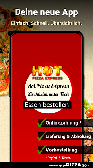 Hot Pizza Express Kirchheim unter Teck Screenshot 0