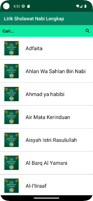 Lirik Sholawat Nabi Lengkap Screenshot 3