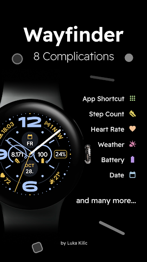 Wayfinder - Analog Watch Face Screenshot 2