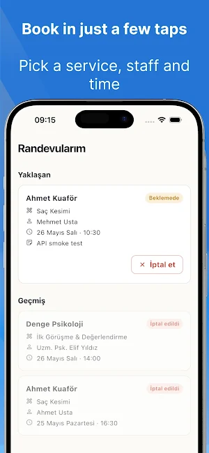 RandevuSis Screenshot 1