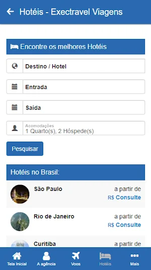 Exectravel Viagens Screenshot 2