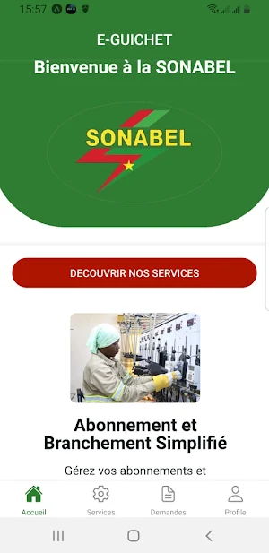 SONABEL E-GUICHET Screenshot 0