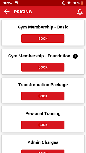 FITNESS FACTORY Screenshot 3
