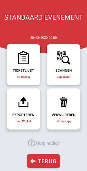 Wicket Scanner Screenshot 2