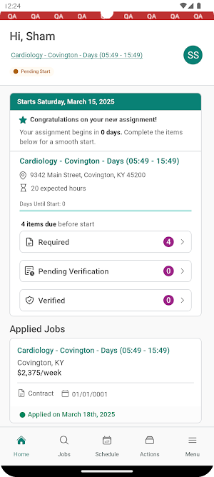 myDefinity-QA2 Screenshot 2