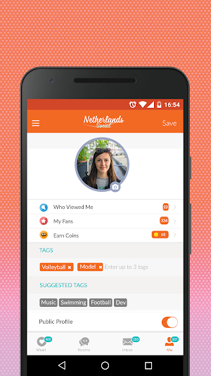 Netherlands Social ❤ Dating, Chatting for Dutch ❤ Screenshot 2