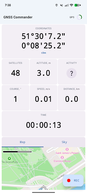 GNSS Commander Screenshot 3