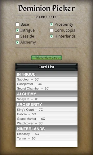 Dominion Picker Free Screenshot 2