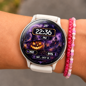 Pumpkin Castle Watch Face Screenshot 2
