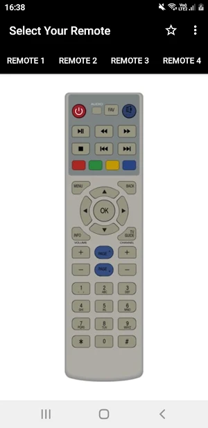 Airtel Remote Control Screenshot 3