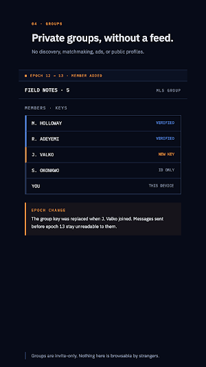 Tessera: Encrypted Chat Screenshot 3