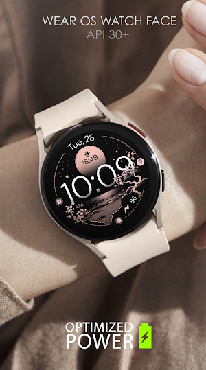 Bronze Zen digital watch face Screenshot 1