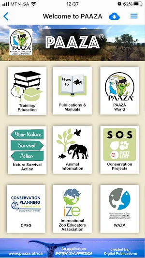 PAAZA Publications Screenshot 0