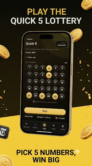 Luckio — daily number draws Screenshot 0