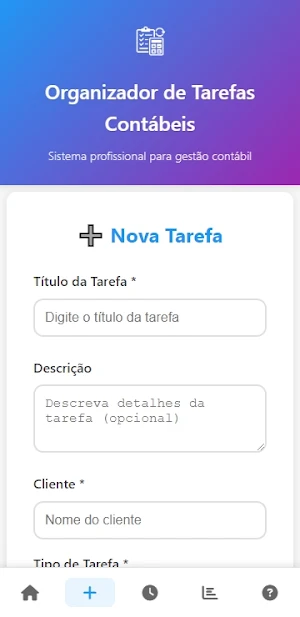 Organizador Tarefas Contábeis Screenshot 2