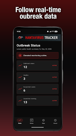 Hantavirus Tracker Screenshot 1