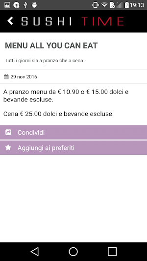 SUSHI TIME PAVIA Screenshot 2