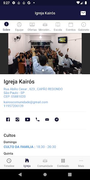 Assembléia de Deus Comunidade Kairós Screenshot 2