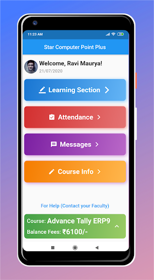 SCPP Classroom App Screenshot 1