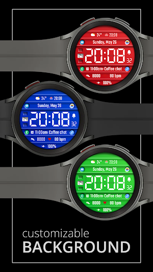 DADAM75 Digital Watch Face Screenshot 3
