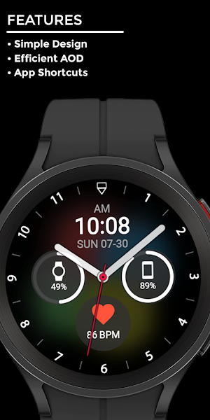 Nighty Hybrid 02 - watch face Screenshot 1