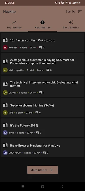 Hackito - The Hacker News App Screenshot 2