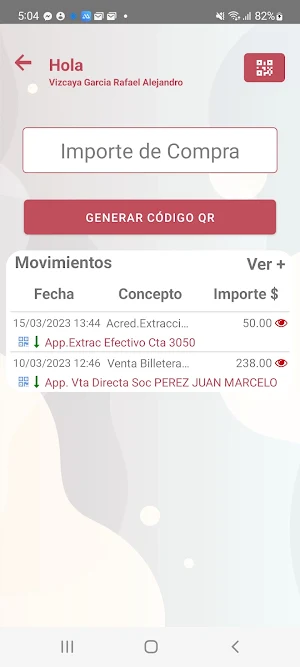 Billetera Mutual CAL Lite Screenshot 3