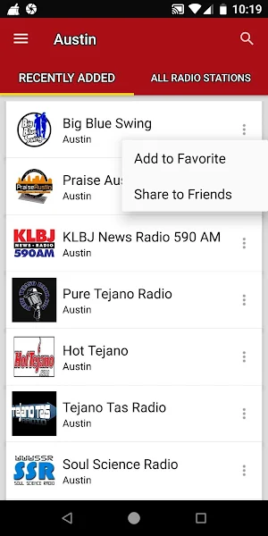 Austin Radio Stations - Texas, USA Screenshot 1