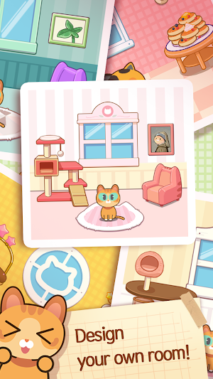 Piano Cat Tiles - Room Design Screenshot 1
