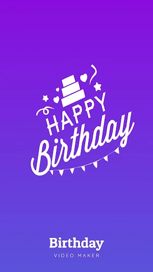 Birthday Video Maker with Song Screenshot 0