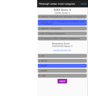PCAC Score Screenshot 2