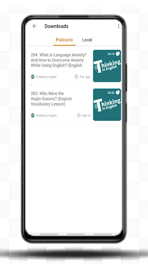 Thinking in English Podcast Screenshot 0